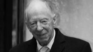 Jacob Rothschild Dies: नहीं रहे जैकब रोथ्सचाइल्ड, 87 साल की उम्र में निधन, ब्रिटेन में दानवीरों में से एक थे